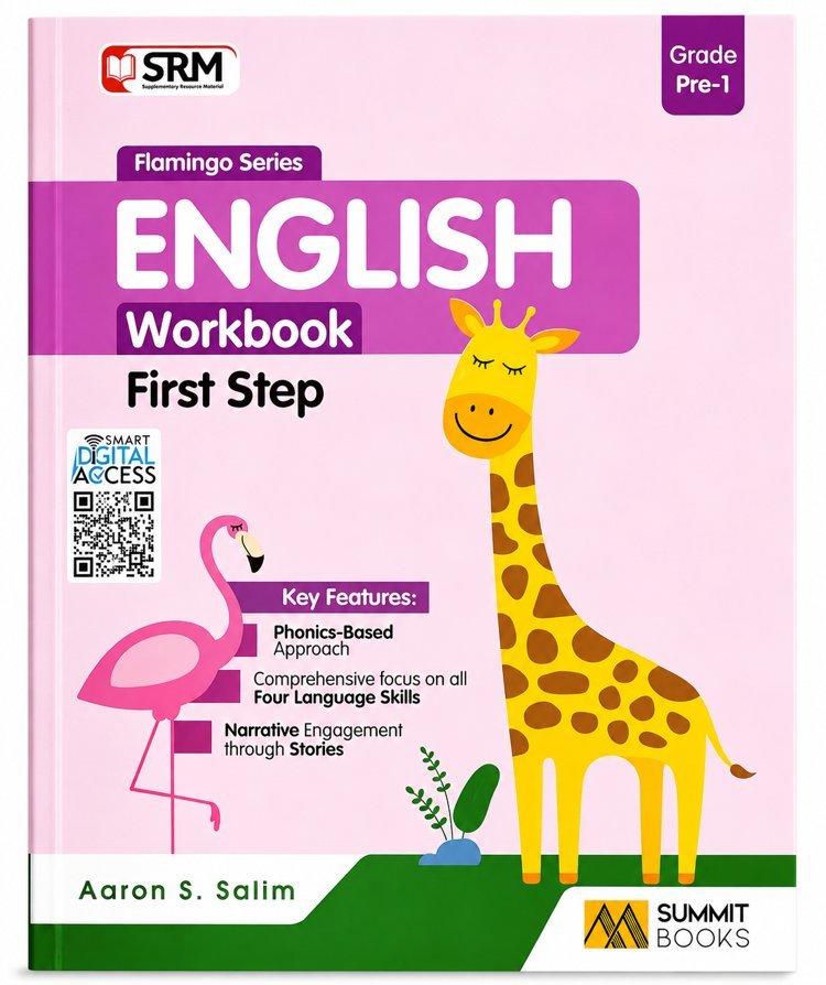Flamingo English Workbook - First Step - Front Cover