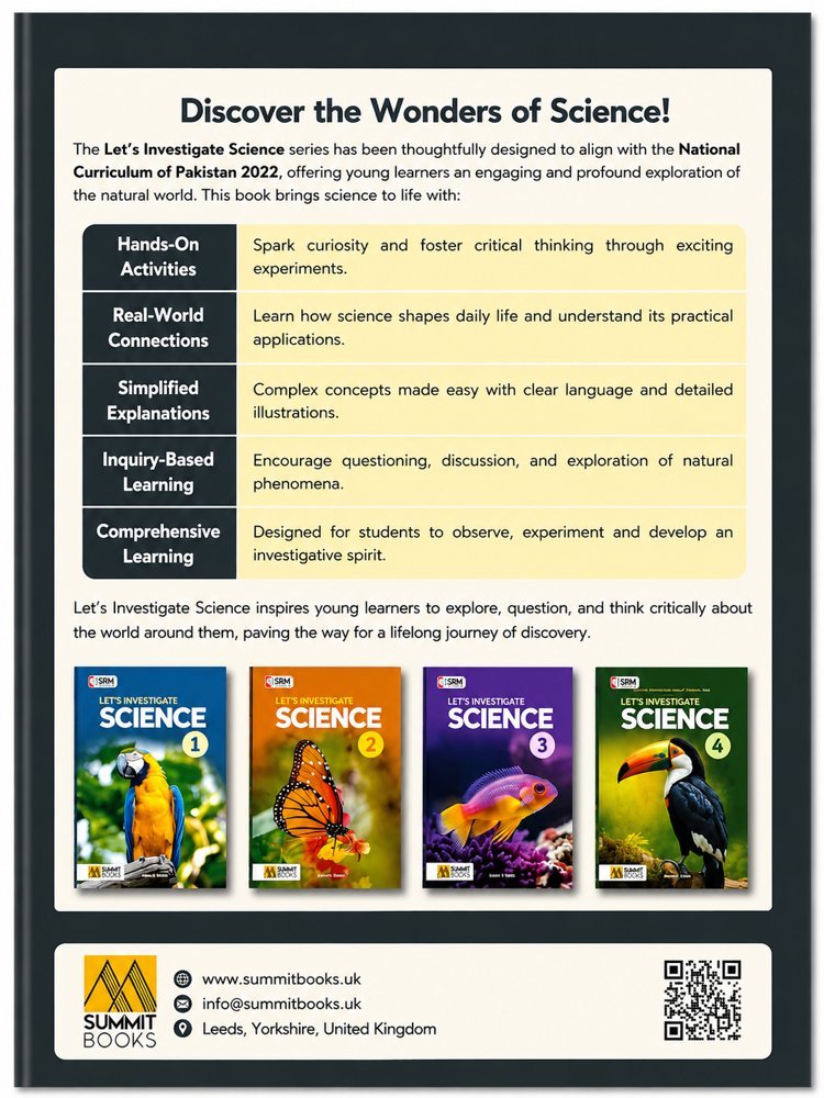 Let's Investigate Science 5 - Back Cover